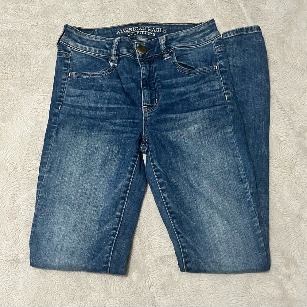 American Eagle Outfitters Blue Jeggings